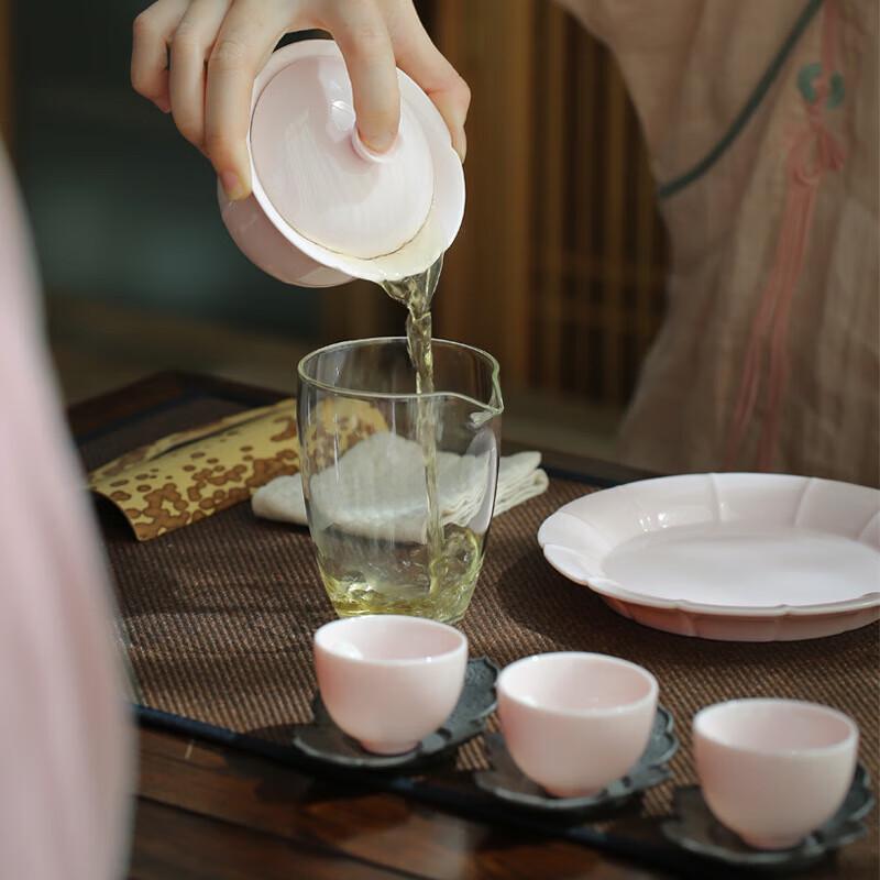 Chaxun Ceramic Petal Gaiwan Teacup