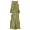 Women's Plus Size Sleeveless 2-Piece Set, Casual Tank Top & Capri Pants (XL-7XL)