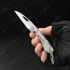WXCOO Folding Knife Butcher Multi-function Kitchen Cutlery Meat Cleaver BBQ Cutter Fruit Knife Pocket Knife Kitchen Accessories