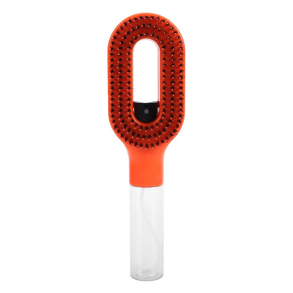 Hairbrush Mist Spray 2 In 1 Refillable Hair Brush with Water Mist Spray for Frizz Control Anti Static Reduce Tangling