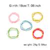 Bohemian Beaded Bracelets Set For Women Colorful Beads Stretchy Strand Chain Stacked Bracelets Summer Beach Jewelry