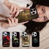 The Lord of the R-Rings Map Black Silicone Hard Plastic Phone Case For Iphone 17 Air 16 15 14 13 12 11 Pro Max PC+TPU Case