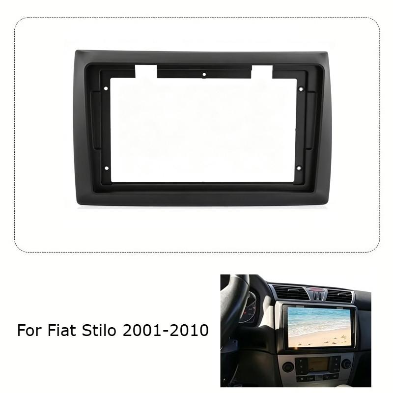 For Fiat Stilo 2001-2010 9 Inch 2 Din Car Stereo Radio Fascia Frame Refitting Dash Modification Panel Trim Bezel