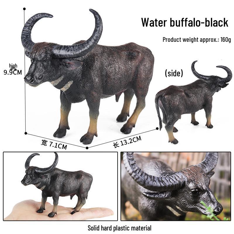High-Quality Children's Cow Animal Model - Simulation Farm Scene Decoration