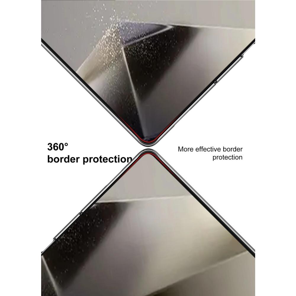Transparent Electroplated Frame Ultra Thine Hard PC Phone Cover for Samsung Galaxy Z Fold 6 5 Case Z Fold 6 5 Shockproof Covers