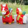 Horse Doll 2026 Chinese New Year Zodiac Horse Doll Plush Toy Multiple Sizes Red Auspicious Blessings Fortune Doll