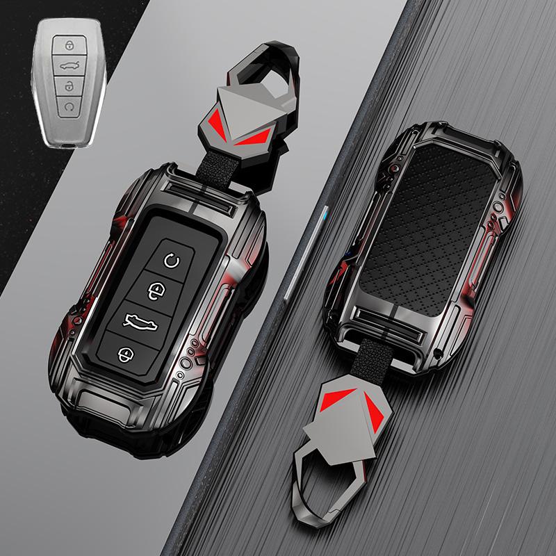 4 Buttons Metal + Silicone Car Key Case Cover Shell For Renault Grand Koleos Geely Coolray X6 Emgrand   Accessories