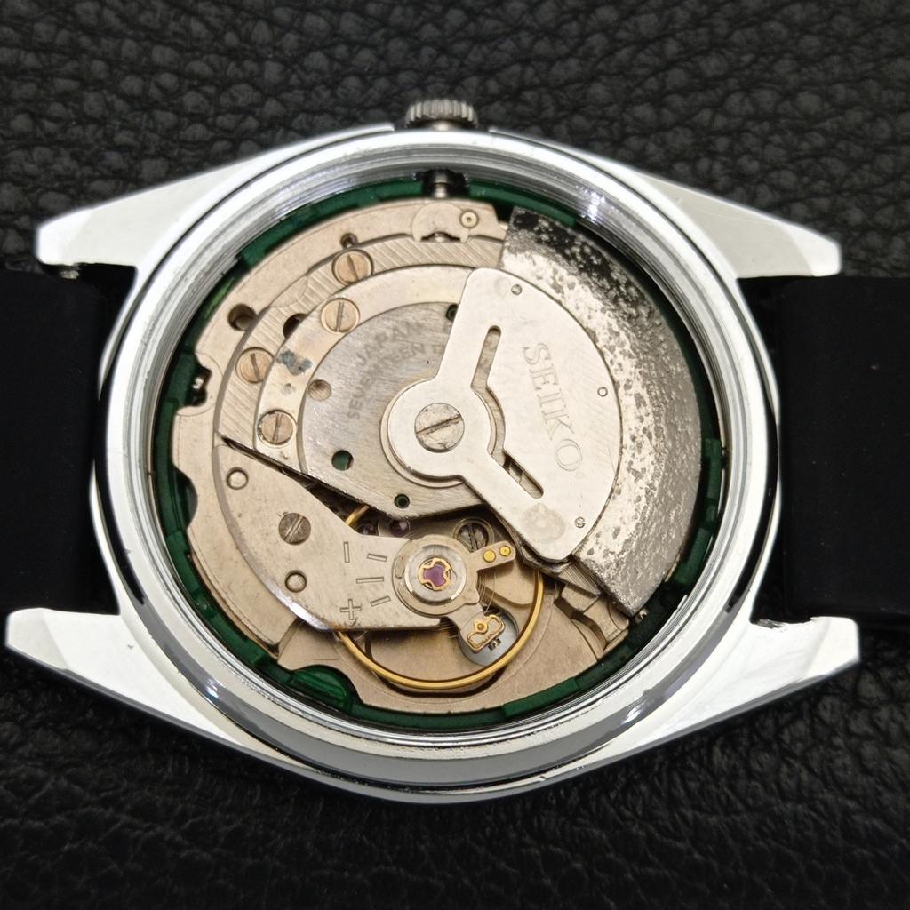 REFURBISHED SEIKO AUTOMATIC 6309A JAPAN MENS VINTAGE SILVER DIAL WATCH a701700-5 R206c-a701700