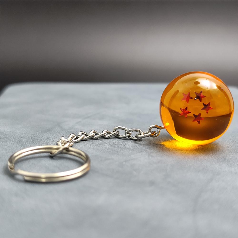 Anime Dragon Ball Z Super Saiyan Goku Figure Keychain Cute Cartoon Character Key Ring Bag Charm Pendant Accessories for Fans