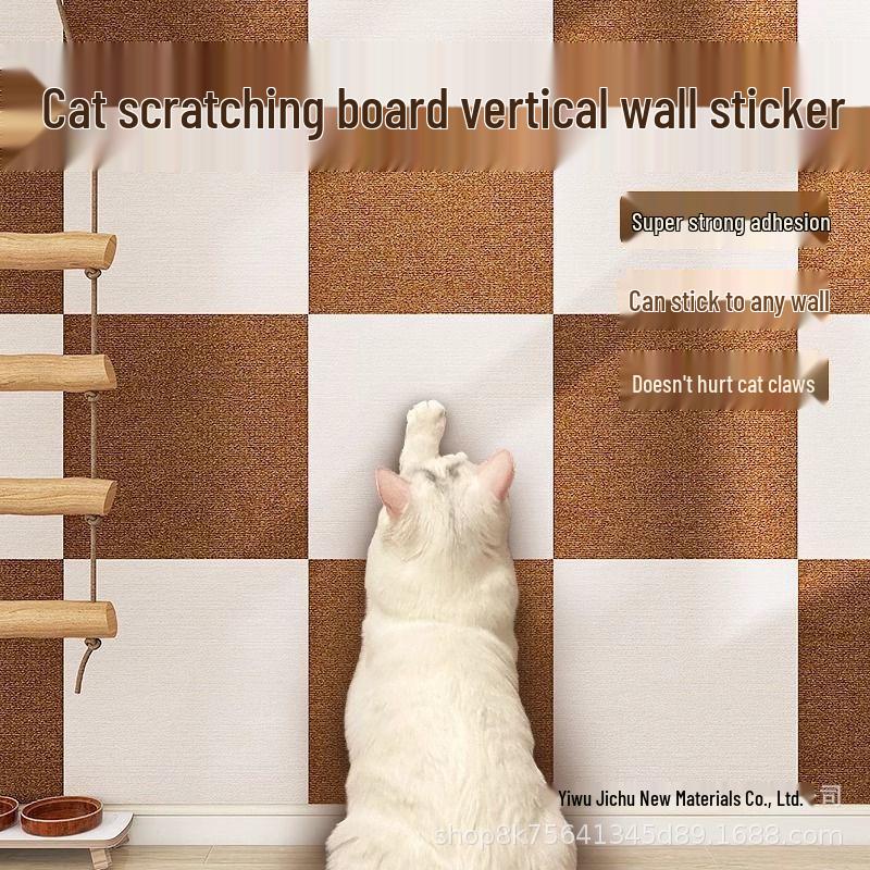 Cat Sofa Protector: Durable, Lint-Free Anti-Scratch Pad & Climbing Wall Sticker