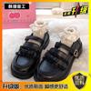 Girls' versatile British style princess shoes new non-slip soft sole student breathable single shoes children's small leather shoes tide