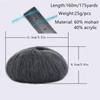 6pcs 150g/5.28oz Mohair Yarn Blend - Ultra Soft Luxury Yarn for Knitting & Crochet DIY Recycled Cotton Yarn for Home Decor Craft Raffia Yarn Supplies
