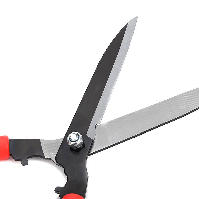 Telescopic Long-Handled Gardening Scissors: High Branch, Hedge & Lawn Trimmer with SK5 Blade