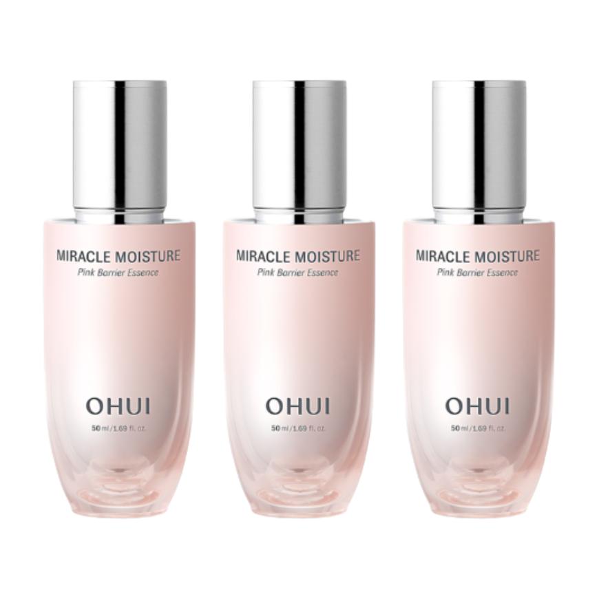 Ohui Miracle Moisture Pink Barrier Essence (50ml / 50ml Refill) (7 Options)