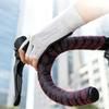 Cushioned Bike Bar Tape Set with Dotted Grip Texture, 2 Tape Rolls and 2 Bar-End Plugs for Road and Mountain Drop Handlebars