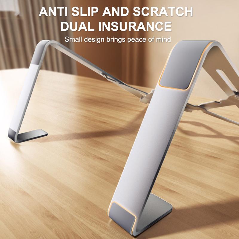 Metal Foldable Laptop Stand Portable Notebook Bracket Support Tablet Stand Heat Dissipation Heightening Rack Laptop Holder