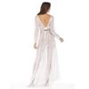 Independent Site Amazon Hot-Selling Women's Clothing European and American Style Mini Dress, Shiny Mesh Long Sexy Nightclub Dress for Women