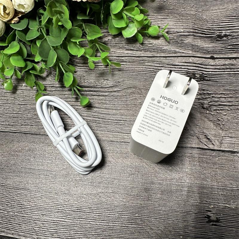 Red Fruit 88W Dual Port Fast Charger Set A+C and C-C Compatible