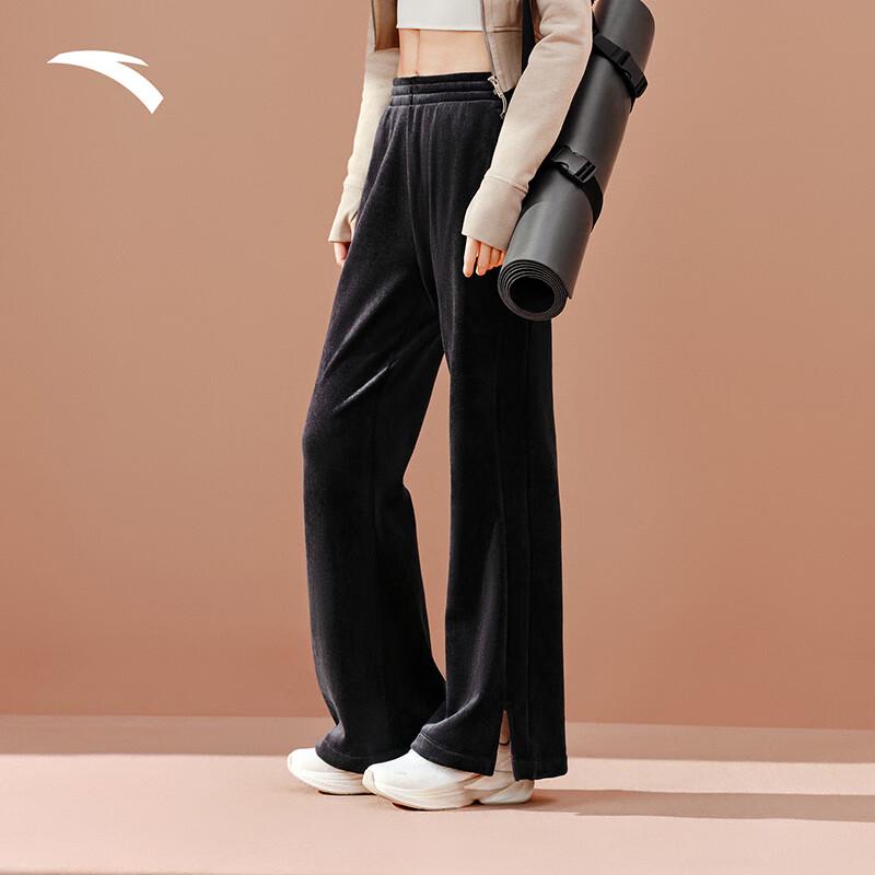 Anta Women s Corduroy High-Waist Wide-Leg Pants L