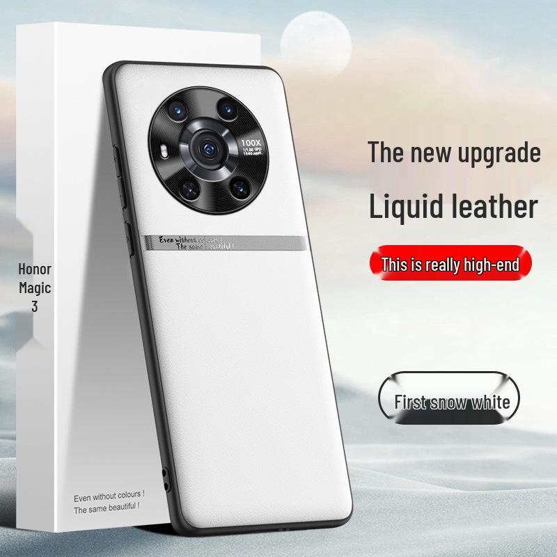 Liquid Leather Case for Honor Magic 3 - Anti-Fall, Anti-Fouling, Protective Cover