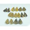 Natural Maligano Jasper Matched pair Pear Cabochon Loose Gemstone 8Pair Lot C-3294