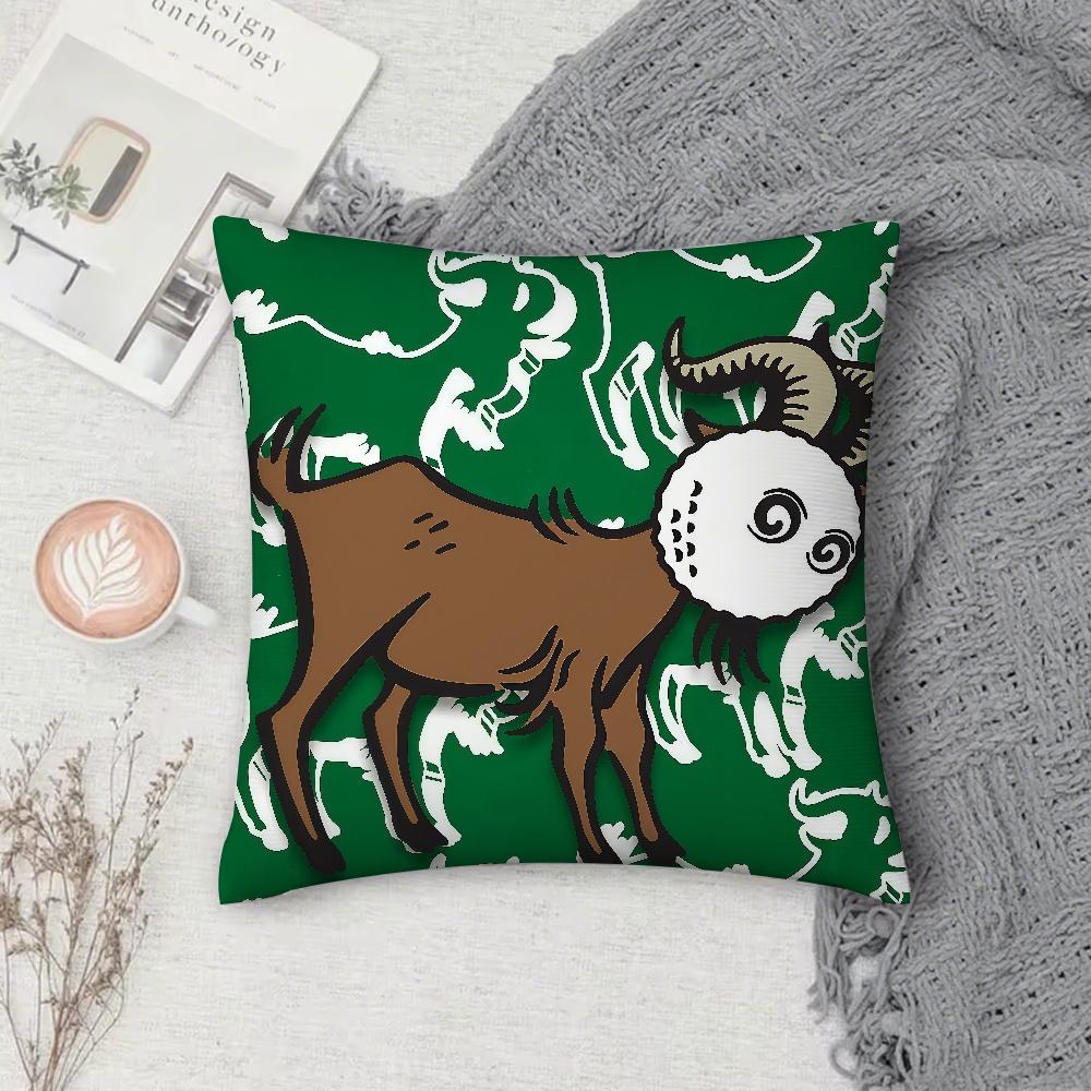MMalbonES GGolfS Pillow Case Square DoubleSided Printing Sofa Cushion Cover Pillowcase Bedroom Bedside