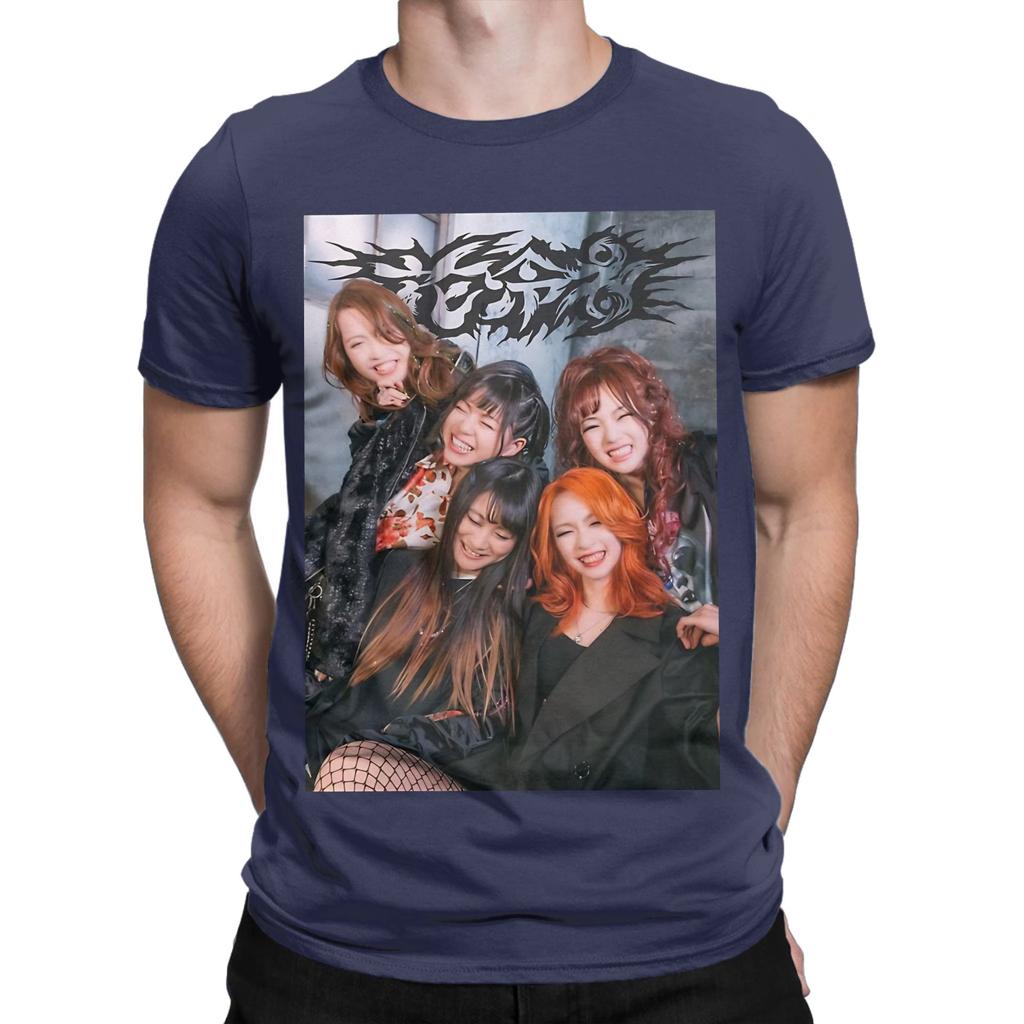 HANABIE BAND Black Funny Graphic 100 Cotton TShirt Hanabie Tops Tees For Unisex
