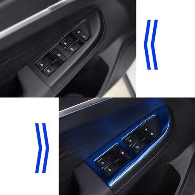 For Livan X3 Pro  Accessories Stainless SteeI Interior Door Armrest Panel Cover Window Glass Lift Switch Button Trims