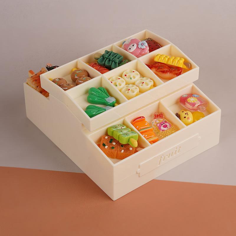 1:12 Dollhouse Miniature Simulation Fruit Snack Stand Furniture Home Model Decor Toy Doll House Accessories