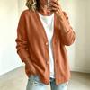 Giacca Casual da Donna con Bottoni Frontali Colorata per l'Uso Quotidiano
