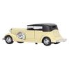 1:32 Classic Car Model Alloy Vintage Toy Open Doors Model Antique Pullback Car Toy Beige