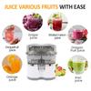 Portable Dual Head Electric Citrus Juicer Orange Lemon Kiwi Grapefruit Extractor - Efficient Fruit Juicing Machine