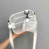 Women's Shoulder Bag PVC Transparent Messenger Crossbody with Adjustable Strap