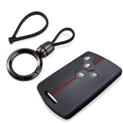 4 Buttons Silicone Car Key Case Cover For Renault Duster Captur Clio Logan Megane 1 2 3 Koleos Scenic Nema Fluence Zoe Accessory
