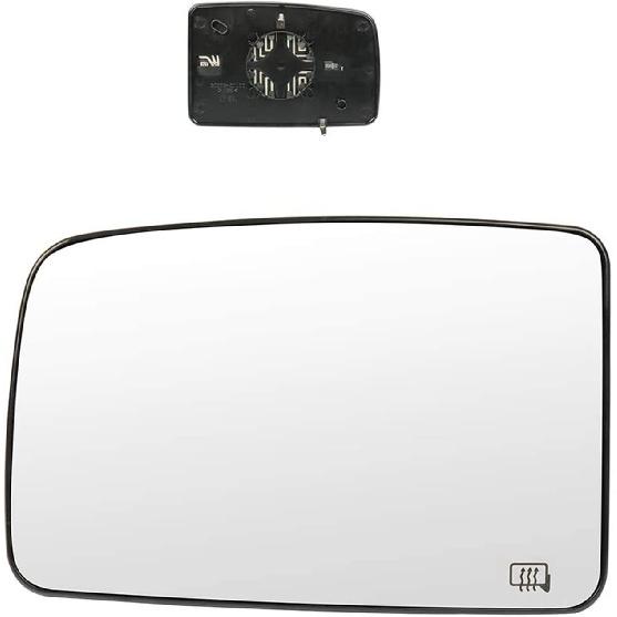 Towing Mirror Glass Fitss 1999-2018 For Chevy Silverado For GMC Sierra 1988-1998 For Chevy/For GMC C1500/K1500 Non-Heated Right Side Lower onvex