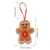 A-Z Gingerbread Man Doll Christmas Decoration Pendants Xmas Tree Hanging Ornament Christmas for Home New Year Kids Gift