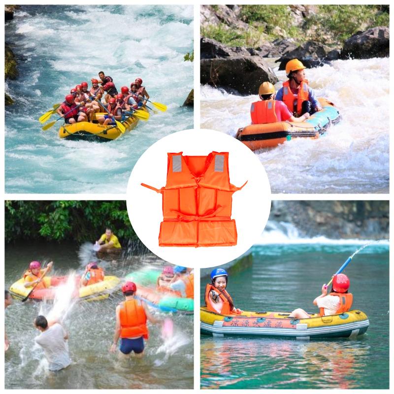Swimming Life Jacket Reflective Safety Clothing Adjustable Life Vest Water Buoyancy Vest Swimming Safety Protection Accessories