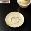 150ml Hand-painted Chrysanthemum Gaiwan Ancient Tea Tureen Tea Bowl With Lid Kit Tea Maker Cover Bowl Teaware Collection