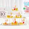 Lucky Cat Glitter Keychain: Adorable Oil-Filled Pendant for Kids & Women, Perfect for Backpacks and Gifts