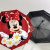 1PC Minnie Mouse Flowers Umbrella-8-Rib Reinforced, Automatic Open, Lightweight & Durable, Cute Fashion Accessory for Outdoor-W189