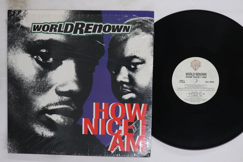 

12inch Record WORLD RENOWN - How Nice I Am 041939 Warner Bros. Re 1995 US Rap & Hip-Hop/R&B Used