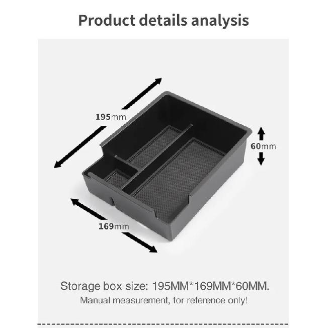 For Chery Omoda 5 2024 2025 Car Armrest Storage Box Front Central Console Trays Organizer Interior Car Styling Accessories