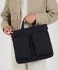 Madgoat Memory Canvas Crossbody Tote Bag_Black