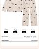 Damen-Eis-Seiden-Pyjama-Set mit Katzenmuster, langärmelig, für Frühling/Sommer - Koreanischer Stil für zierliche Frauen