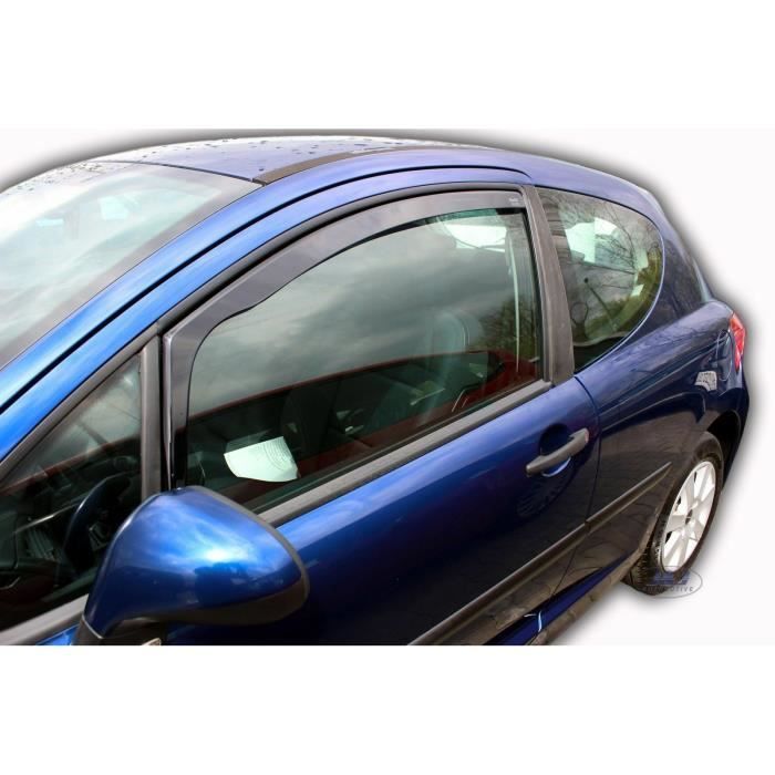 J&amp;J AUTOMOTIVE | Heko Deflecteurs d'air Déflecteurs de Vent Pour Peugeot 207 2006-2012