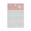 Aha Dreamy Starburst Nail Stickers - Gold, Silver, Black & White Japanese Crescent Stars