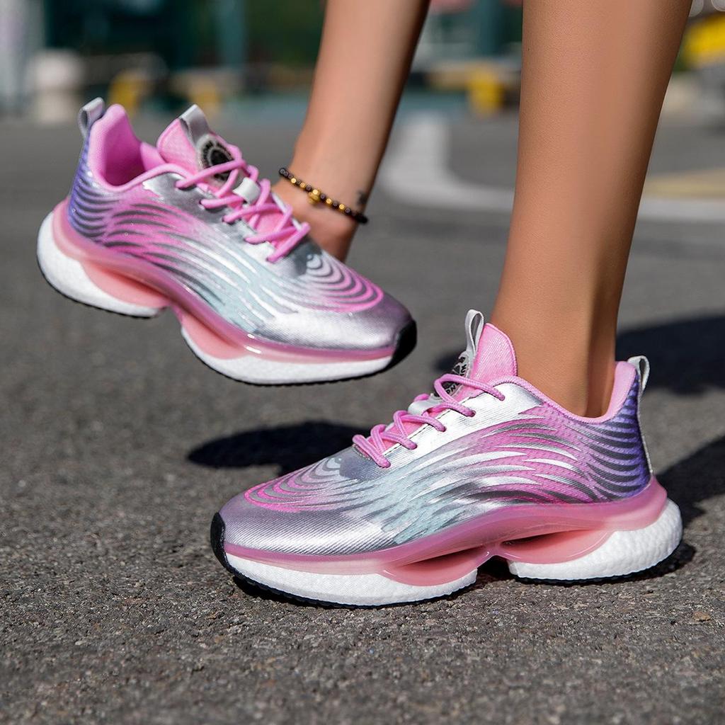 Popcorn Teen Sports Shoes: Unisex Running Shoes with Arch Support & Shock Absorption. Mesh Breathable Design for Marathon & Walking.