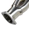 201 Stainless Steel Exhaust System Kit (Manifold Header, Downpipe, Midpipe, Y Pipe) for 04-05 Nissan 350Z / G35