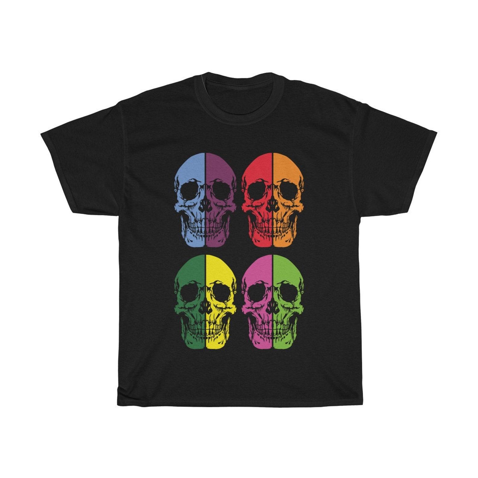 Skull T-Shirt Cotton Tee 4XL