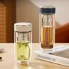 Fuguang Portable Double-Layer Borosilicate Glass Tea Infuser Mug